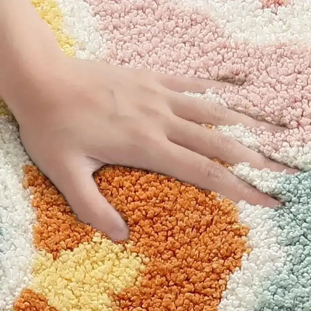 1Pc 40*60cm Cute Flower Bathroom Rug