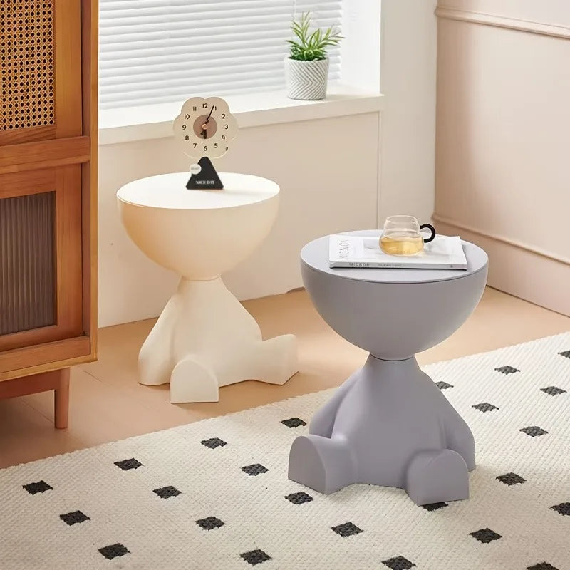 1Pc Bear Shaped Plastic Multifunctional Bedside Table