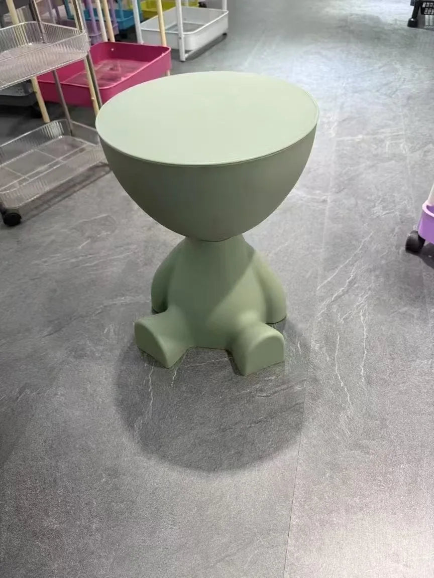 1Pc Bear Shaped Plastic Multifunctional Bedside Table